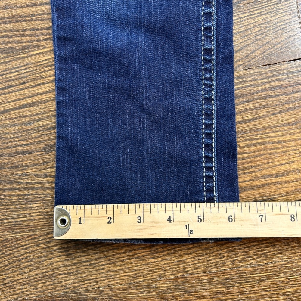 Silver Jeans Co Suki Womens 27 Mid Capri Dark Wash Denim Cropped - Picture 8 of 10